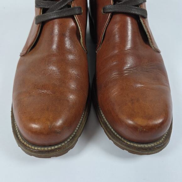 FRYE Vintage Whiskey Leather Chukka Boots Men\'s 10.5 D Made in USA 9310 main image 5